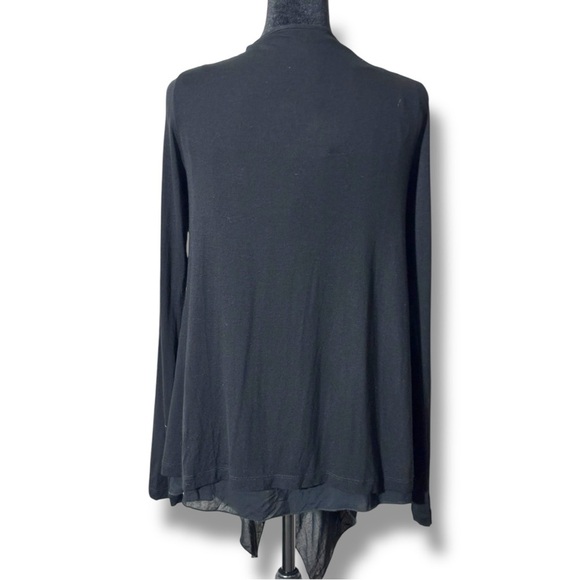 Phase Eight Black Flowy High Low with Open Relaxed Fit NWT Cardigan - Picture 10 of 16